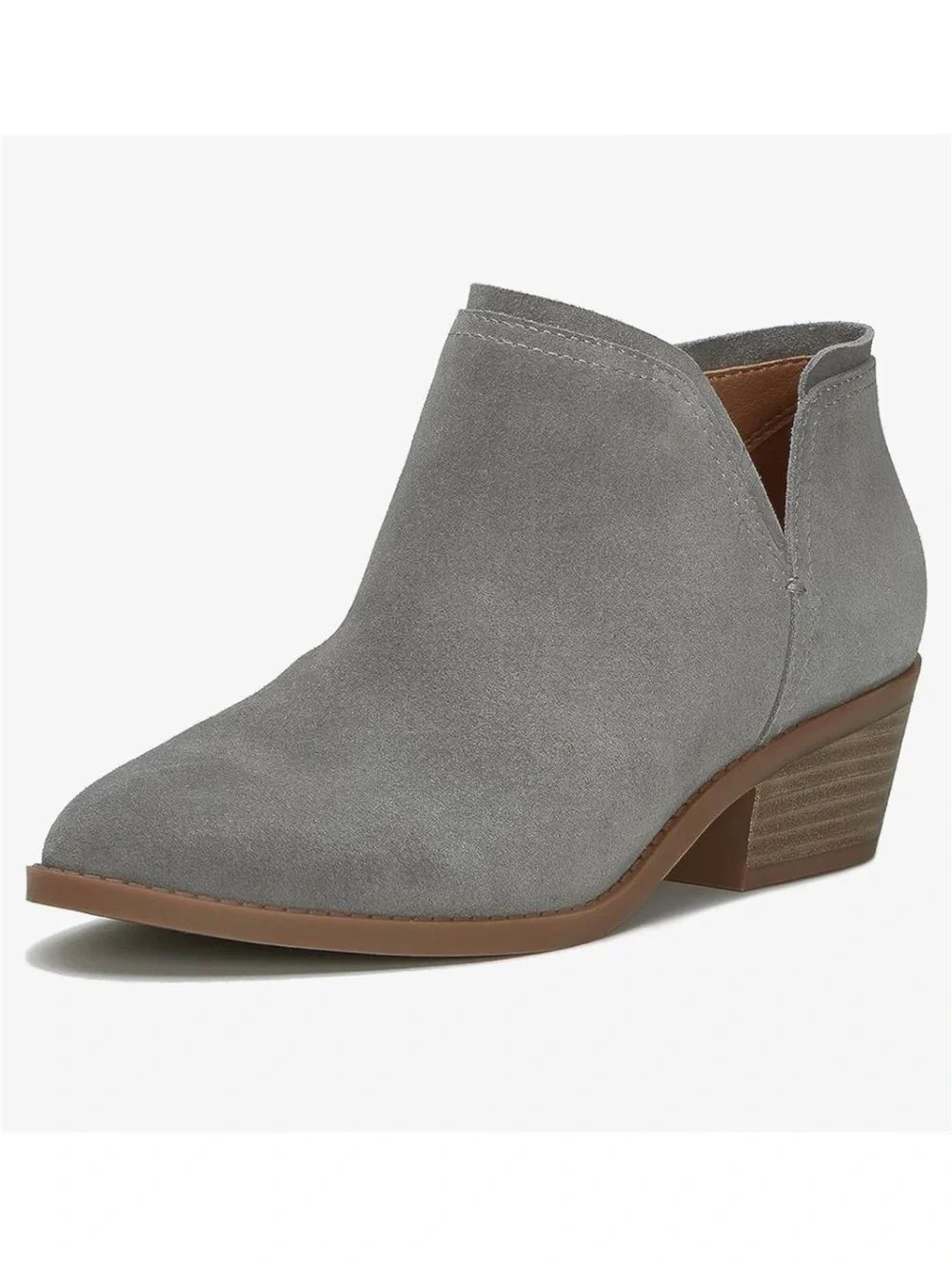 Lucky Brand Ferolia Gray Suede Bootie Size 6.5
